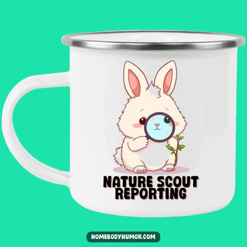 Funny Bunny Campfire Mug: Explore Nature with Hilarious Charm