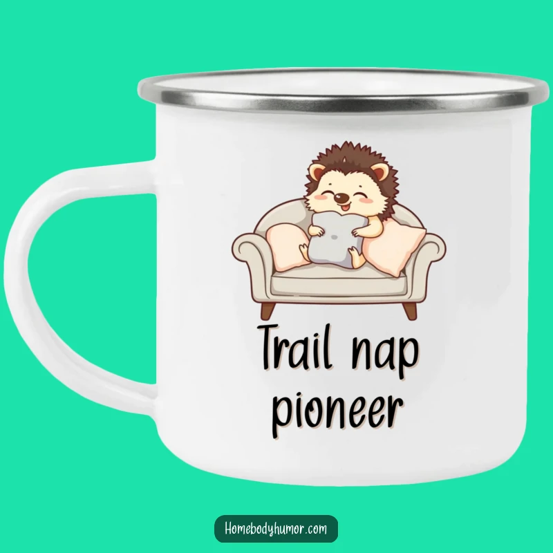 Funny Hedgehog Cozy Camping Mug - Sip and Relax Anywhere
