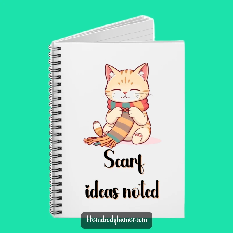 Funny Cat Knitter Notebook: Jot Down Creative Ideas with Flair!